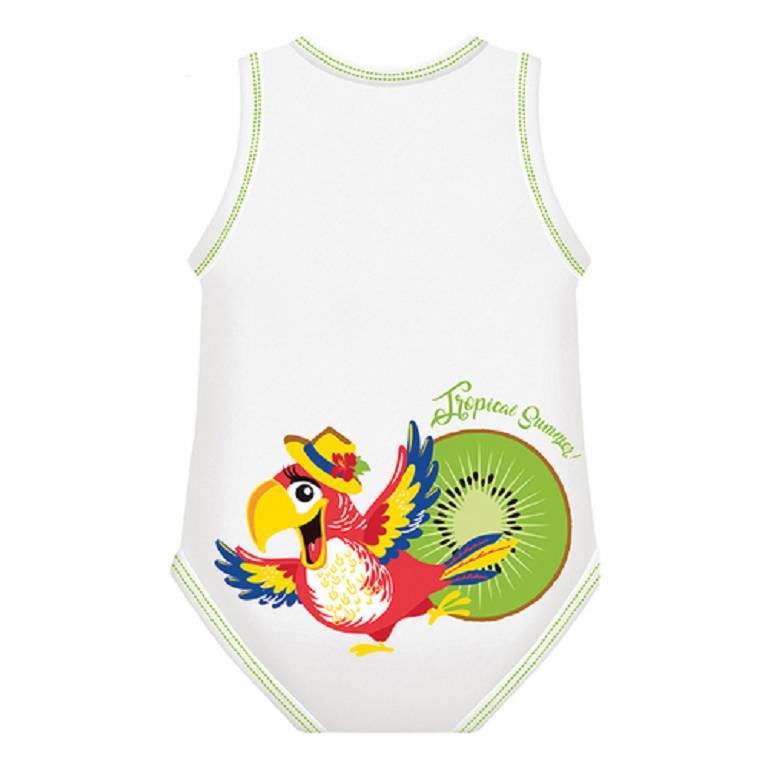 BODY 0-36M BIO COT SUMMER PAPP