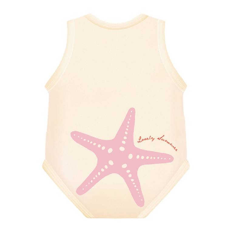 BODY 0-36M BIO COT SUMMER STEL