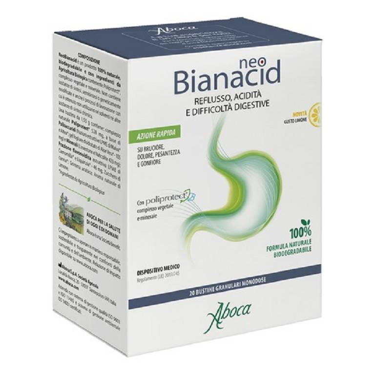 NeoBianacid Bustine granulari - Gusto limone NeoBianacid Bustine granulari - Gusto limone