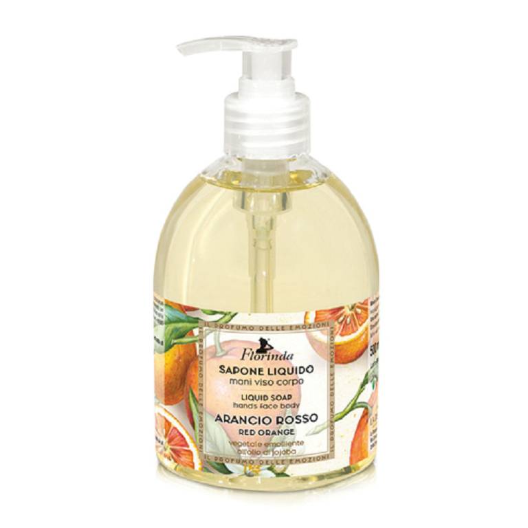 SAPONE LIQUIDO ARANCIO ROSSO